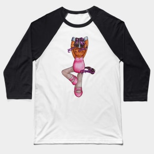 Ballerina Unicorn Baseball T-Shirt